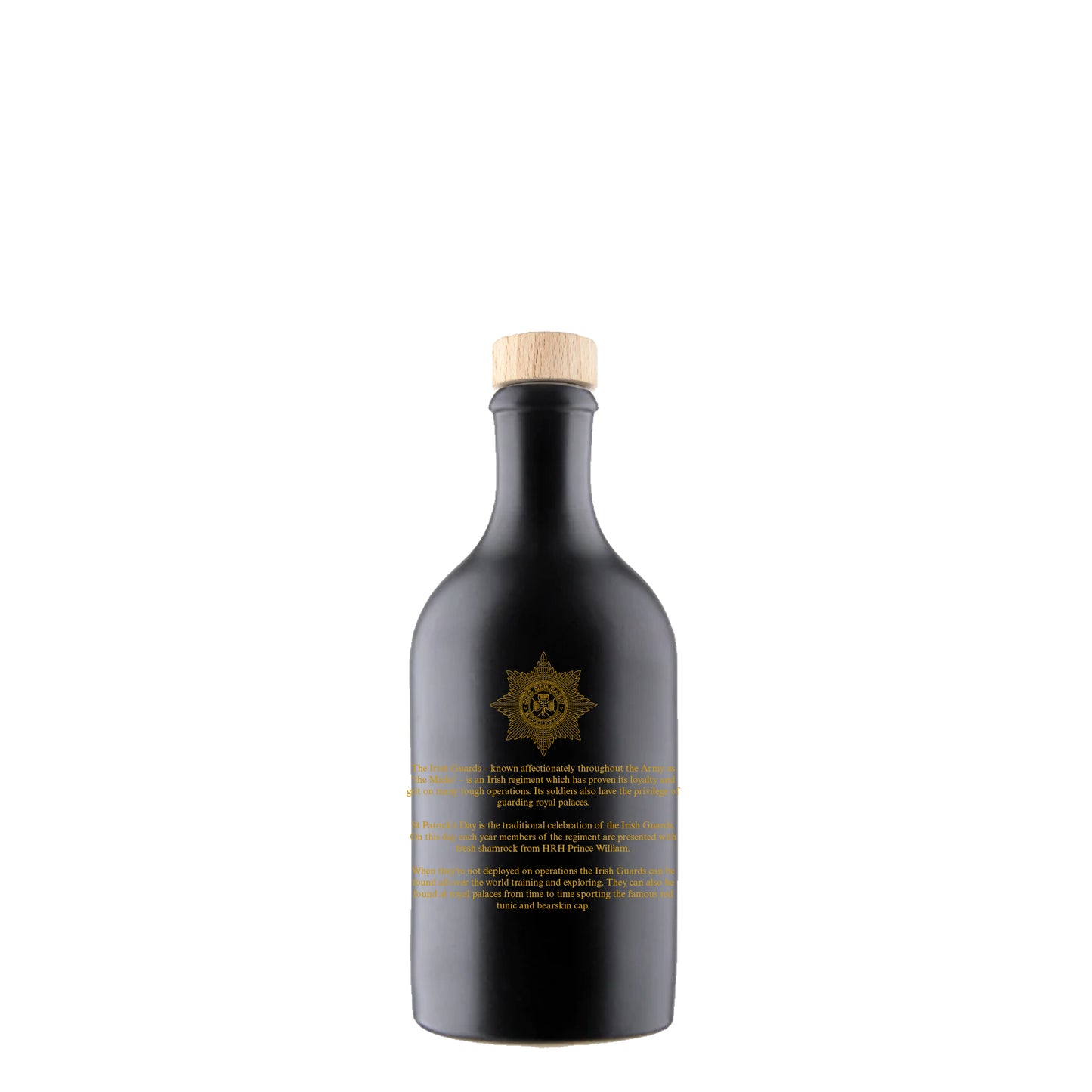 Irish Guards Port Black Ceramic 50cl