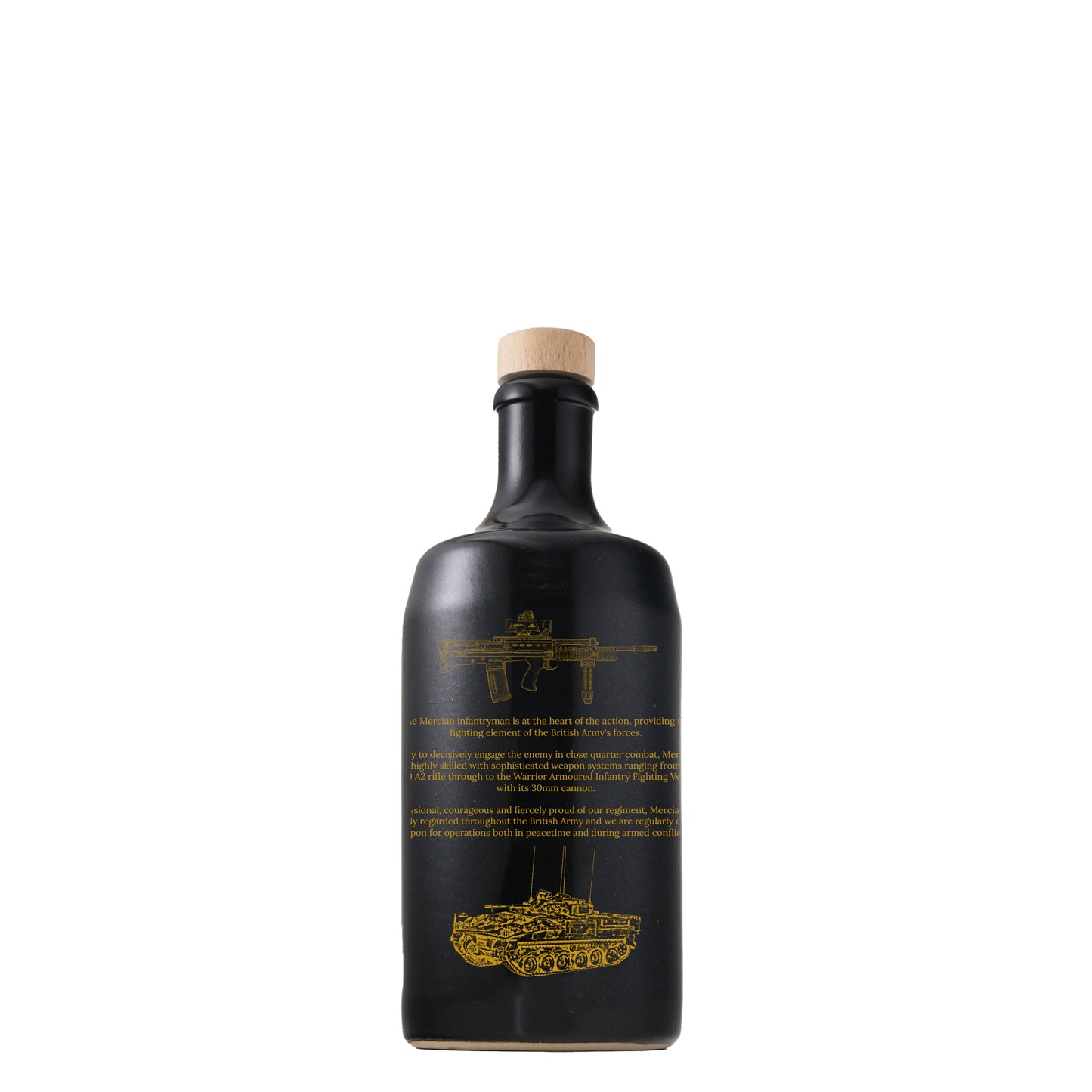 Mercians Gin Black Ceramic 70cl