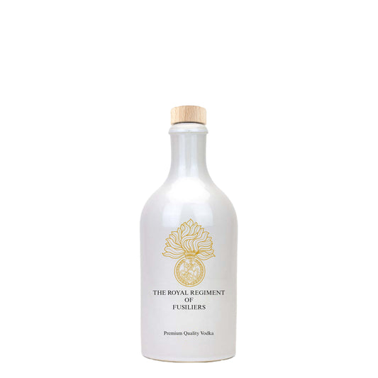 The Royal Regiment of Fusiliers Vodka White Ceramic 50cl