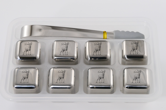 Stalking Gifts Stainless Steel Ice Cubes